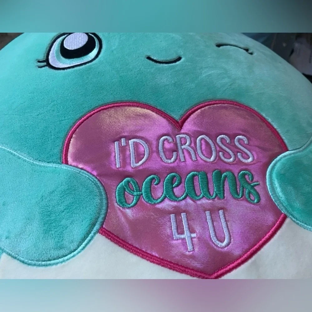 •NWT•Squishmallows Official Kellytoy Valentines Squad ‘22- Olina the Octopus 16”